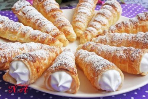 Слоеные трубочки - очень просто! 01