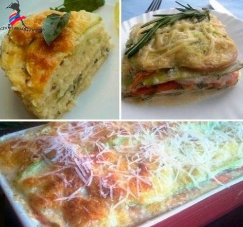Лазанья из кабачков (обед или ужин? Лазанья из кабачков (обед или ужин?