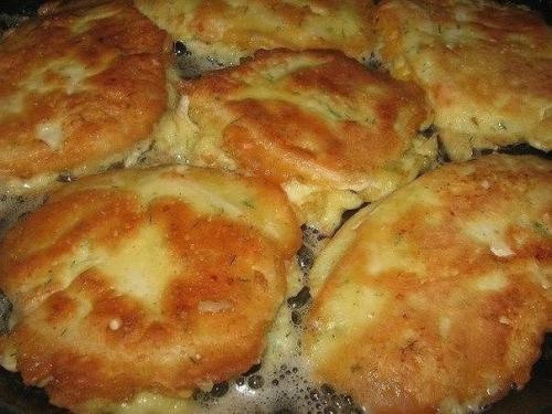 Куриные отбивные в кляре с сыром. 07