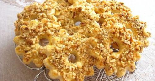 Песочные кольца с орехами. 01 Песочные кольца с орехами. 01