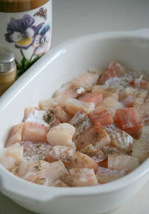 Треска запечённая с сыром и томатами. 02 Треска запечённая с сыром и томатами. 02