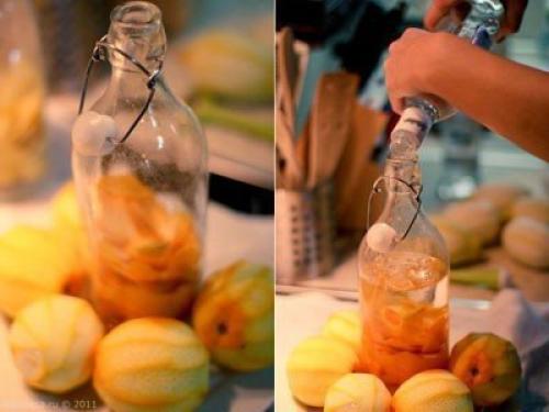 Оранчелло.   Так мы назвали апельсиновый ликер, который готовили параллельно с лимончелло. 03 Оранчелло.   Так мы назвали апельсиновый ликер, который готовили параллельно с лимончелло. 03