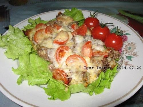 Куриная печень по-итальянски. Куриная печень по-итальянски.