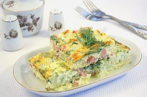 Запеканка из цветной капусты. 

