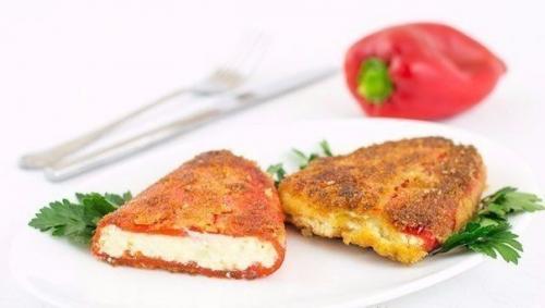 Перец, фаршированный брынзой ( 