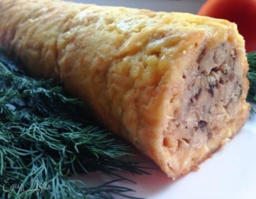 Вкуснейший куриный рулет дома! 02