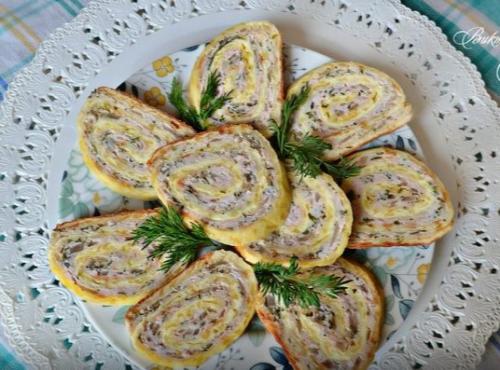 Вкуснейший куриный рулет дома! 01