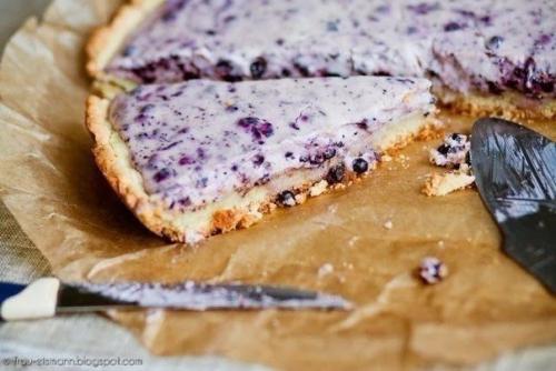 Черничный пирог с творогом? 07