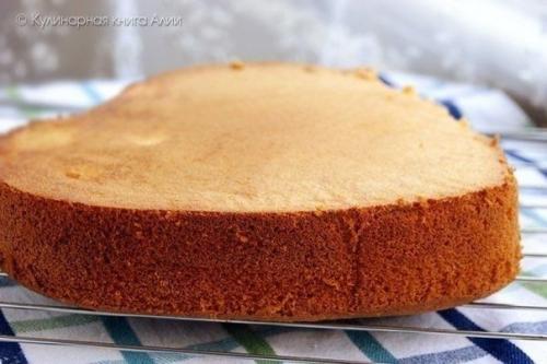 Бисквит на горячем молоке. Бисквит на горячем молоке.