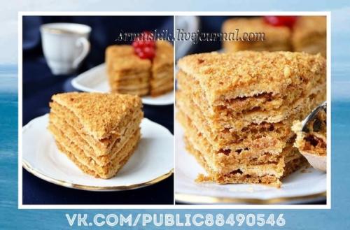 Вкуснейший рецепт.  Медовик. 03 Вкуснейший рецепт.  Медовик. 03