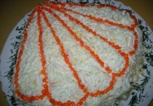 Салаты с крабовыми палочками. 05