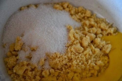 Пирог с творогом и черникой. 01