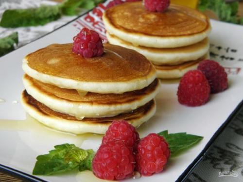 Пышные панкейки на молоке. 03