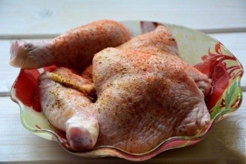 Гречка с курицей, запеченная в сливках. 03