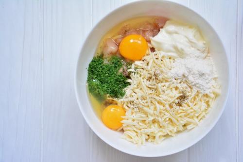 Рубленые куриные котлетки с сыром. 05 Рубленые куриные котлетки с сыром. 05