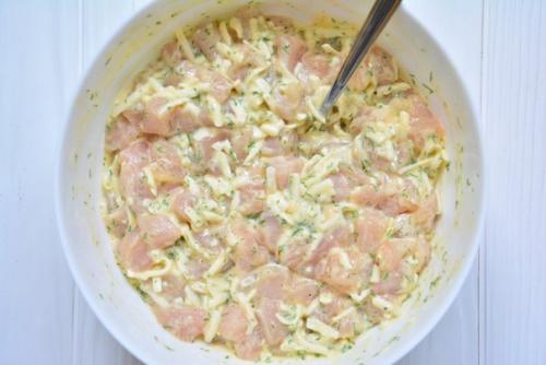 Рубленые куриные котлетки с сыром. 06 Рубленые куриные котлетки с сыром. 06