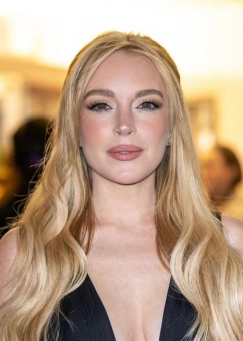 Преобразившаяся линдси лохан с мужем на премьере в Нью-йорке. 02