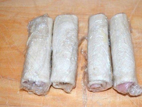 Жареные рулетики из хлеба. 04 Жареные рулетики из хлеба. 04