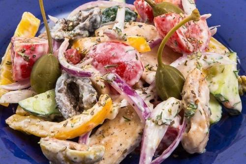 Топ - 6 диетических рецептов салатов из курицы. 04