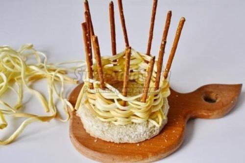 Салат Корзина с Розами. 03 Салат Корзина с Розами. 03