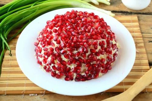 Салат Ричард с гранатом. 08