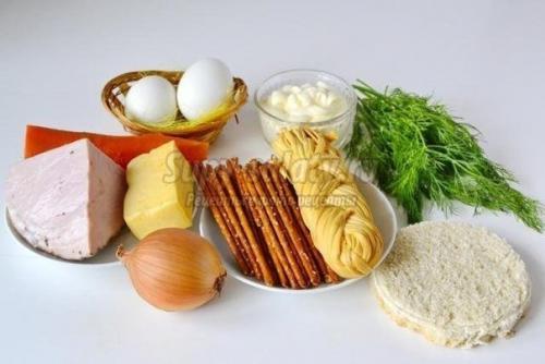 Салат Корзина с Розами. 01 Салат Корзина с Розами. 01