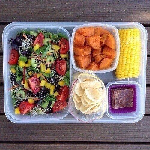 Еда с собой, которую берут на работу приверженцы здорового питания в Америке? 02