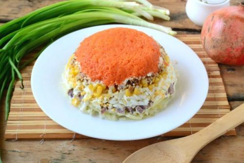 Салат Ричард с гранатом. 07