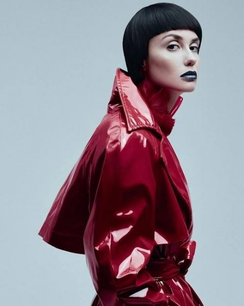 Агата муцениеце в новом стильном образе в фотосессии для журнала Marie Claire Beauty. 05