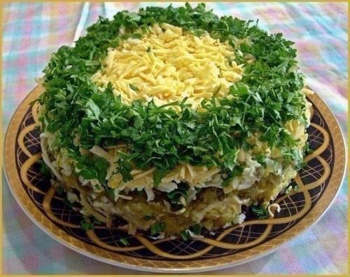 Топ - 10 салатов с грибами. 01