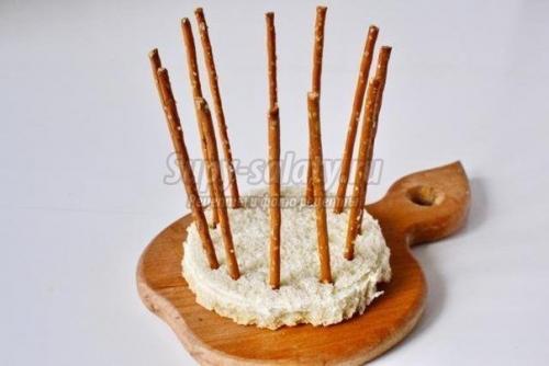 Салат Корзина с Розами. 02 Салат Корзина с Розами. 02