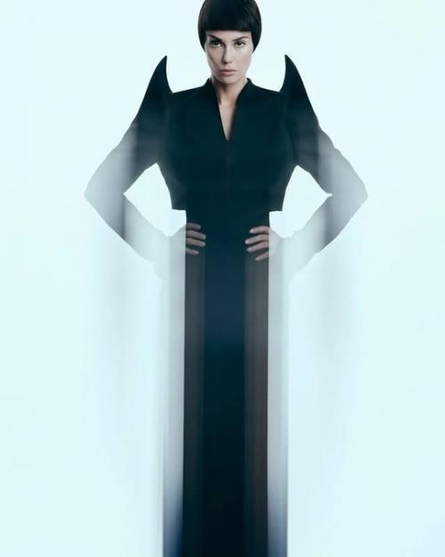 Агата муцениеце в новом стильном образе в фотосессии для журнала Marie Claire Beauty. 08