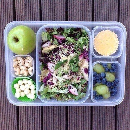 Еда с собой, которую берут на работу приверженцы здорового питания в Америке? 01