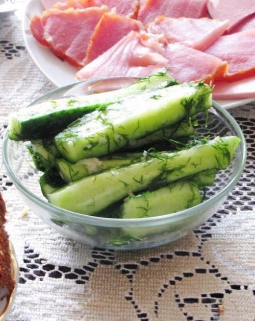 Блиц - рецепт?  Малосольных?  