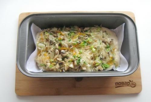 Пирог с квашеной капустой и грибами. 03 Пирог с квашеной капустой и грибами. 03