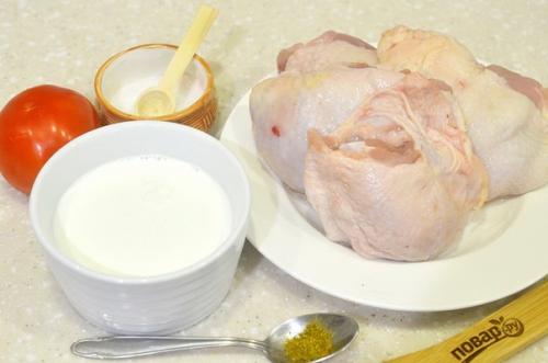 Курица в сливках в мультиварке. 01 Курица в сливках в мультиварке. 01