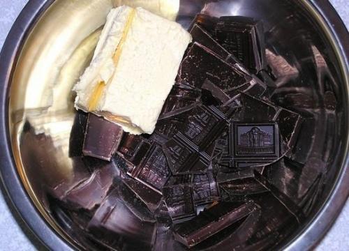 Брауни с творогом и вишней. 02 Брауни с творогом и вишней. 02