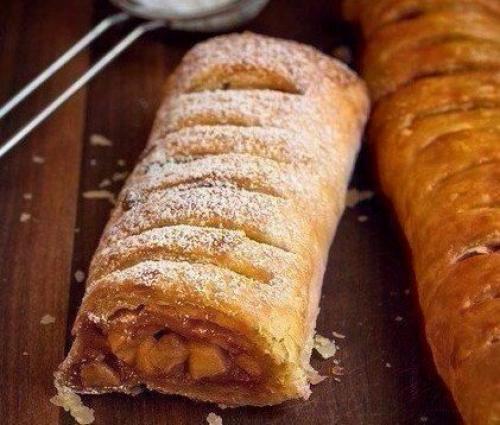 Яблочный штрудель. Ингредиенты: Яблочный штрудель. Ингредиенты: