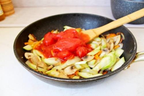 Гречка с овощами. 05