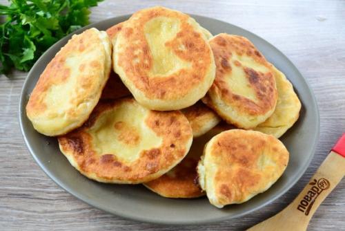 Тонкие пирожки с картошкой. 05 Тонкие пирожки с картошкой. 05