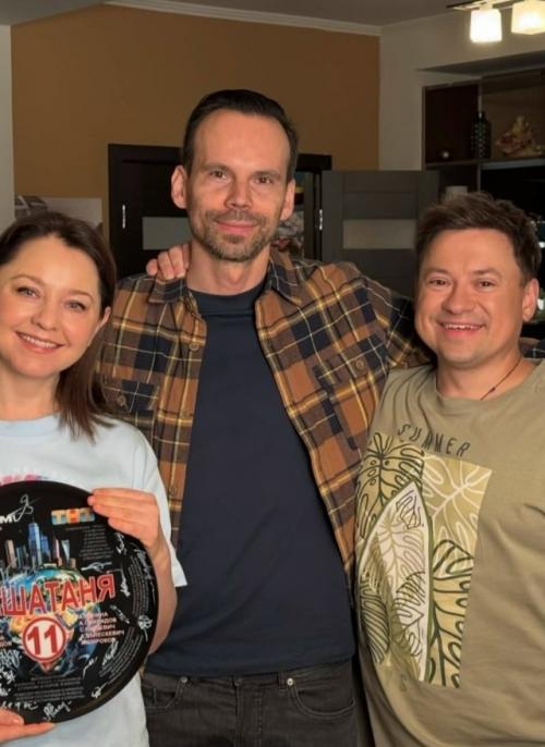 Валентина Рубцова и Андрей гайдулян вернулись на съёмочную площадку - стартовал 11-й сезон Сашатаня. 02