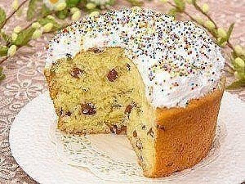 Пасхальный кулич на сметане. 05 Пасхальный кулич на сметане. 05