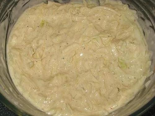 Капустные оладушки.  Ингредиенты: 02