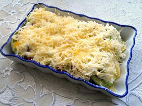 Кабачки, запеченные с помидорами и сыром. 05 Кабачки, запеченные с помидорами и сыром. 05