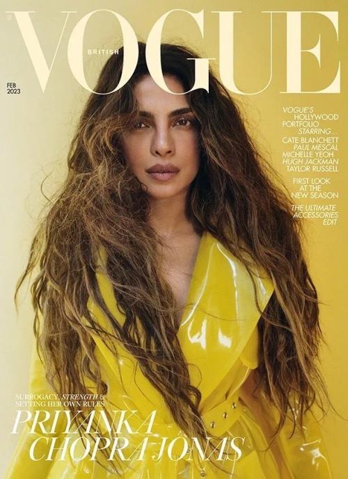 Приянка чопра в февральском номере британского Vogue, 2023. 03