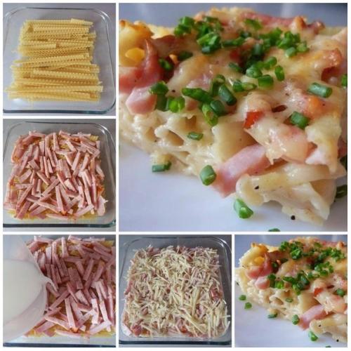 Макаронная запеканка Ленивая. Макаронная запеканка Ленивая.