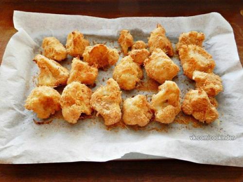 Рецепт цветной капусты, запеченной в духовке. 05 Рецепт цветной капусты, запеченной в духовке. 05