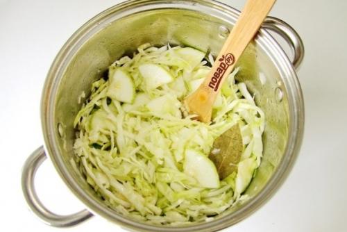 Маринованная капуста с кабачками. 02 Маринованная капуста с кабачками. 02