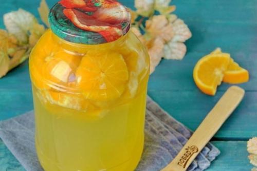 Апельсиновый компот на зиму.