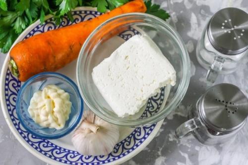 Салат с морковью и творогом. 01 Салат с морковью и творогом. 01